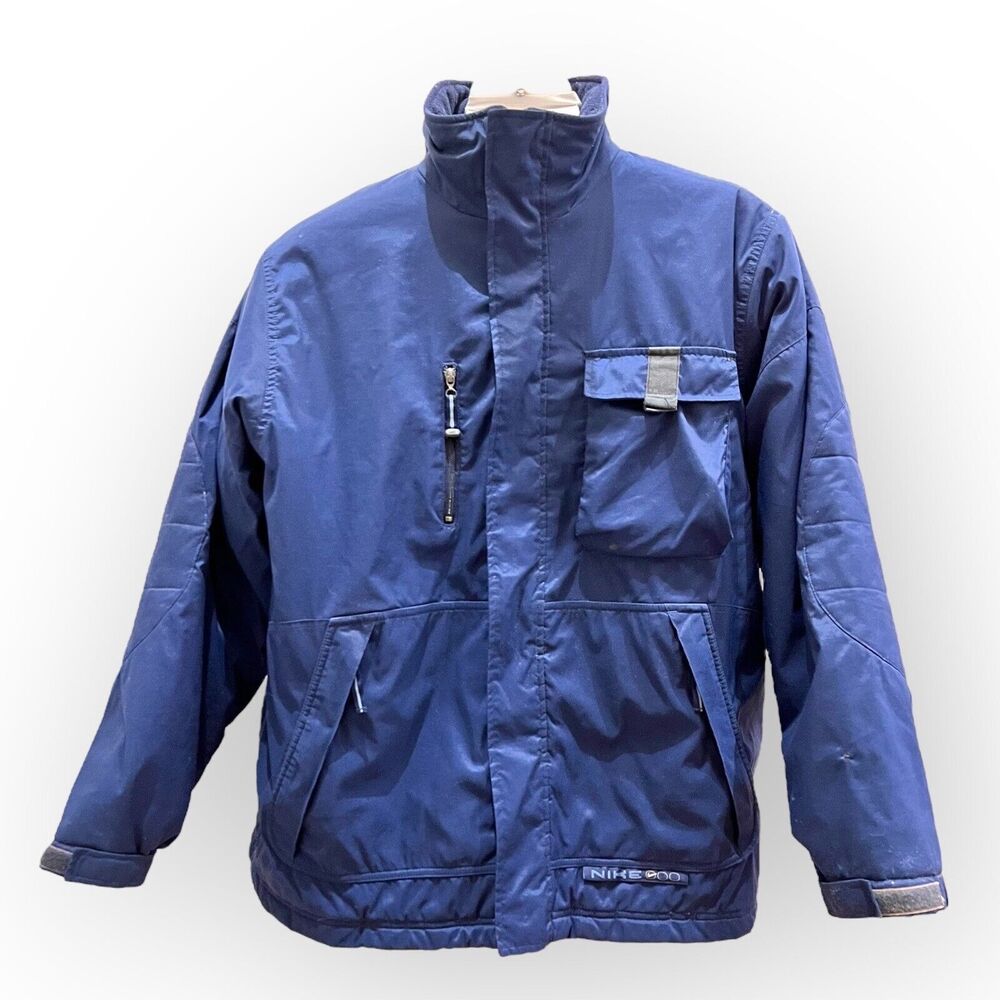 Nike Global Performance 00 Quilted Jacket Blue Silver XL